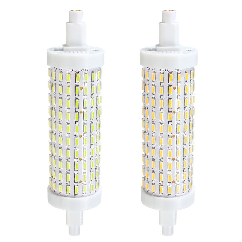 Dimmable R7S 118mm 8W 180 SMD 4014 LED Pure White Warm White Light Lamp Bulb AC85-265V