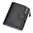 Hengsheng Men's Multifunction Trifold Wallet PU Leather ID Credit Card Holder Coin Pocket