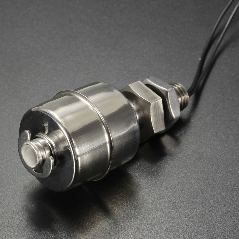 10W 100V Stainless Steel Liquid Water Level Sensor Horizontal Float Switch 45mm
