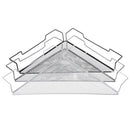 Storage Rack Shelf Home Office Corner Triangle Iron Desktop Organizer Plant Holder