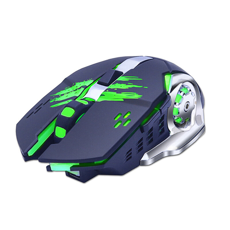 ZUOYA MMR4 Wireless Mouse 2.4GHz Receiver LED Mute Silent Rechargeable USB Gaming Computer Optical Game Mice For Laptop PC Computer