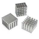 10pcs 20x20x15mm DIY CPU IC Chip Heat Sink Extruded Cooler Aluminum Heat Sink