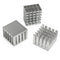 10pcs 20x20x15mm DIY CPU IC Chip Heat Sink Extruded Cooler Aluminum Heat Sink