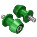 Pair 8mm Swing Arm Spool Motorcycle CNC Slider Stand Bobbins Universal Alloy