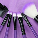 O.TWO.O 7Pcs Hot Red Makeup Brushes Set  Face Eye Makeup Brush Kit Soft Hair Multifunctional Cosmetic Brush