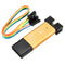 Geekcreit 3.3V 5V XTW ST-LINK V2 STM8 / STM32 Simulator Programmer Downloader Debugger 500MA Fuse Short Circuit Protection Aluminum Alloy U Disk Shell With 20cm Dupont Wire