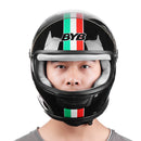 Full Face Motorcycle Helmet DOT Flip up Modular Dual Visor Motocross 6 Color