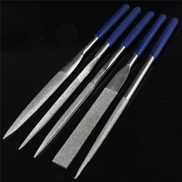 Raitool HT03 180mm Ceramic Emery Rasp Needle Diamond Files Cutting Tool 5pcs