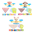 Animals Number Balance Math Toys Educational Toys Preschool Toddler Balancing Mathematics Game