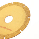 Drillpro 100mm/110mm 8T Diamond Saw Blade Silicon Carbide Slotted Cutting Disc For Marble Ceramic