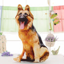 Honana WX-555 3D Simulation Animal Pillow Plush Printed Samoyed Husky Dog Tiger Cute Pillow Cushion