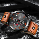 CRRJU 2215 Chronograph Casual Style Men Wrist Watch Luminous Display Quartz Watch