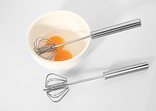 KCASA KC-EW089 Stainless Steel Semi-automatic Whisk Egg Beater Mixer Stirrer Foamer Kitchen Tools