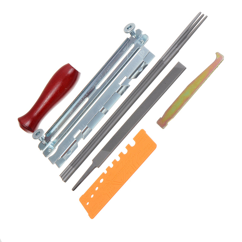 10Pcs Chain Saw Sharpening File Filing Kit Files Tool Chain Sharpener For Stihl