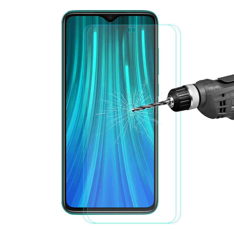 Enkay 2pcs 9H 0.26mm 2.5D Curved Anti-explosion Tempered Glass Screen Protector for Xiaomi Redmi Note 8 Pro