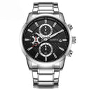 OCHSTIN GQ085 Waterproof Full Steel Men Wrist Watch Business Style Date Display Quartz Watch