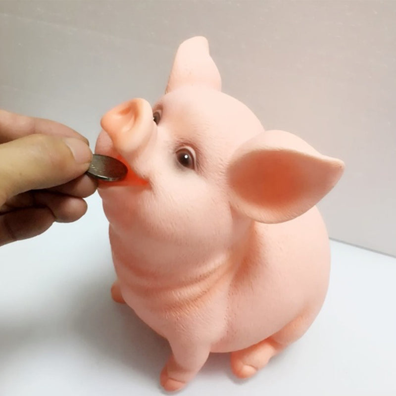 Coin Money Cash Holder Pig Piggy Bank Openable Collectible Saving Box For Children Kid
