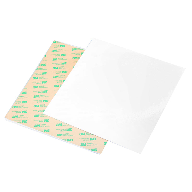 250*250*0.5mm Polyetherimide PEI Sheet With 3M Backing Glue For 3D Printer Heated Bed