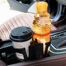 2 in 1 Auto Truck Car Seat Cup Holder Valet Beverage Can Food Drink Bottle Mount Stand Storage Organizer