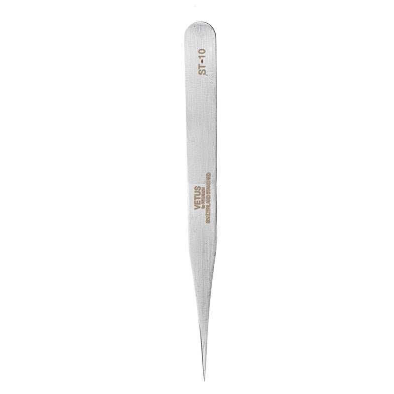 VETUS Stainless Steel Tweezer Repair Hyperfine High Precision Anti Acid Tweezer Eyebrow Tweezer False Eyelash Extension Tool ST10 ST11 ST12 ST13 ST14
