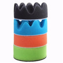 Drillpro 6pc 3 Inch Car Washing Set Sponge Polishing Waxing Buffing Pads Set Kit Compound Auto Car Drill