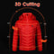 Electric Battery USB Rechargable Heating Heated Coats Jacket Winter Warm For Men Female