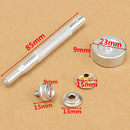 50Set Snap Fastener Screws With Attaching Tool For Boat Marine Canvas Cover