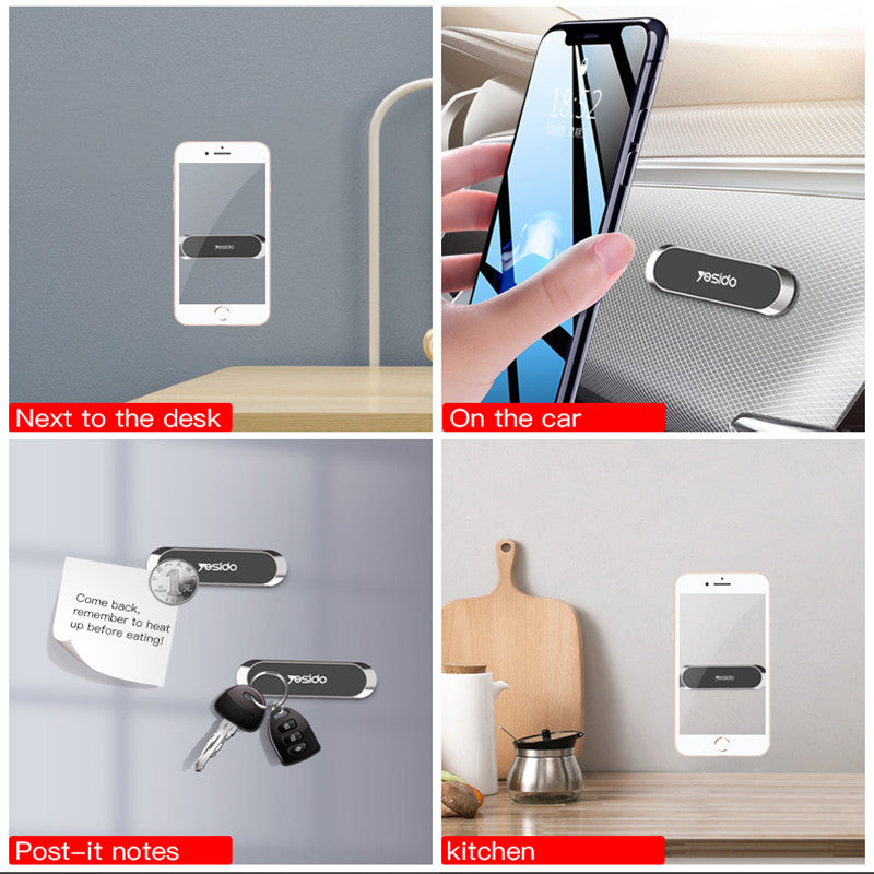 Yesido Mini Magnetic Dashboard Car Phone Holder Car Mount For 4.0-6.5 inch Smart Phone for iPhone 11 Samsung Galaxy Note 10 Xiaomi Redmi Note 8 Pro