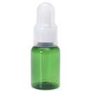 10pcs Empty Green Plastic Refillable Bottles Dropper Essence Essential Oil Liquid Container 35ml