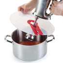 Eggs Mixer Anti Splash Plastic Silico Transparent Round Cover Egg Cream Waterproof Splash Egg Beater