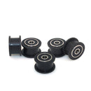 TWO TREES 10Pcs Idler Pulley Wheels Kit POM Precise CNC for V-slot Smooth Idler Pulley with Bearing for 3D Printer