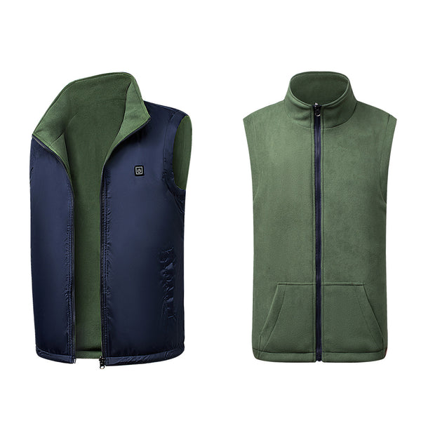 Electric USB Winter Heated Vest Men Women Heating Jacket Winter Body Warmer