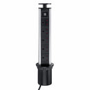 2500W 16A UK Plug 3/4/5/6 Socket Power 2.1A USB Charger Hidden Kitchen Table Electrical Socket