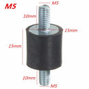 4pcs M5 Rubber Mounts 15x15mm Rubber Vibration Isolator Mounts Rubber Shock Absorber