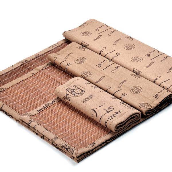 Bamboo Tea Ware Mat Tea Tray Cup Mat Coaster Kungfu Tea Accessaries