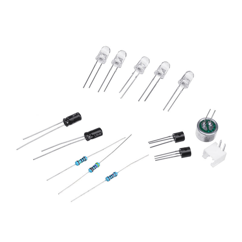 Voice Control 5MM Green LED Melody Light Electronic Production Kit DIY Fun Production Parts