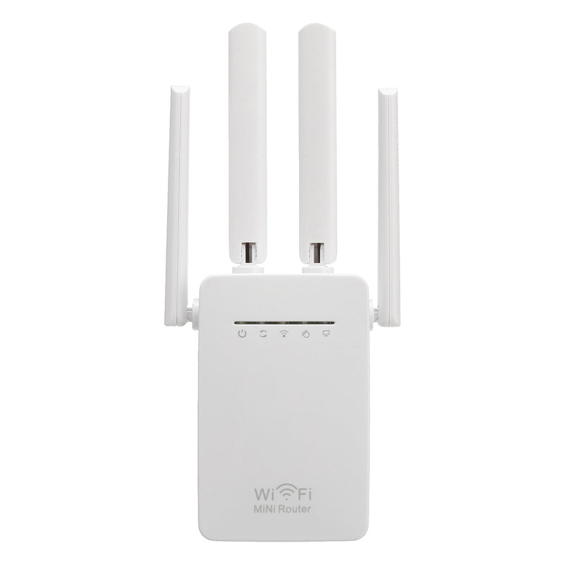Four Antenna Router 300Mbps Signal Repeater Amplifier WR09 Wireless Wifi