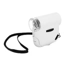 Mini Portable 55X Jewelry Magnifier Identification Loupe Microscope with LED UV Lamp
