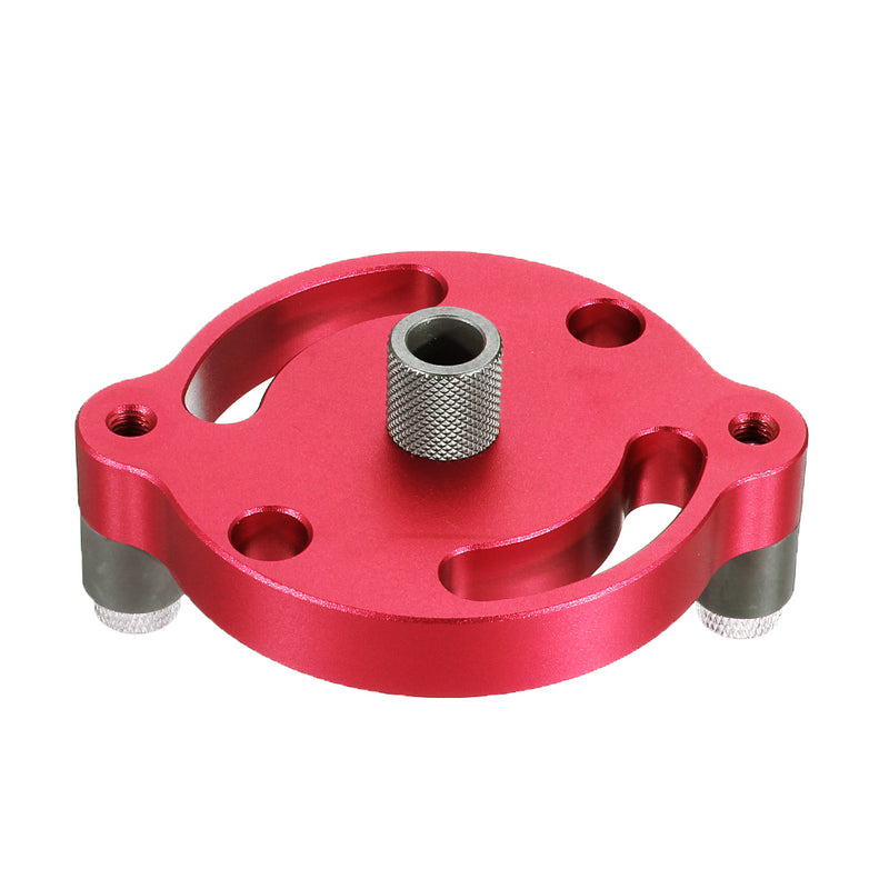 X600-1 Aluminum Alloy Self-centering 6 8 10mm Dowel Jig Wood Panel Puncher Hole Locator Beech Center Hole Position Measuring Drilling Woodworking