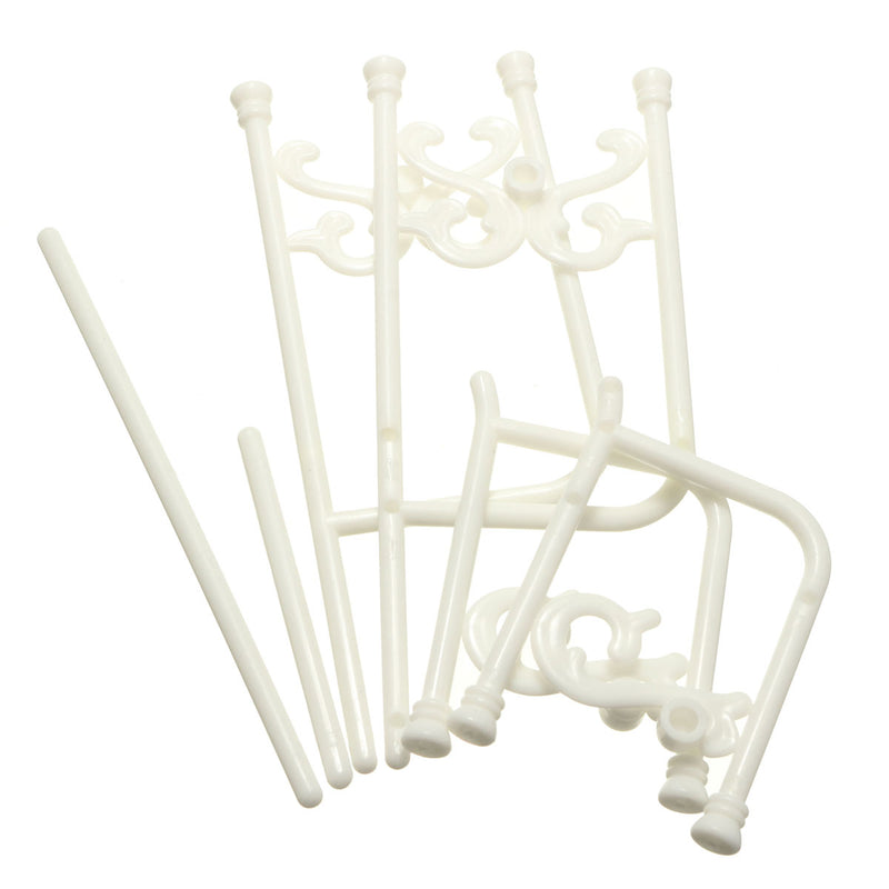 Lovely Dressing Table Chair Set for Barbies Dolls Dollhouse Bedroom Furniture Toys