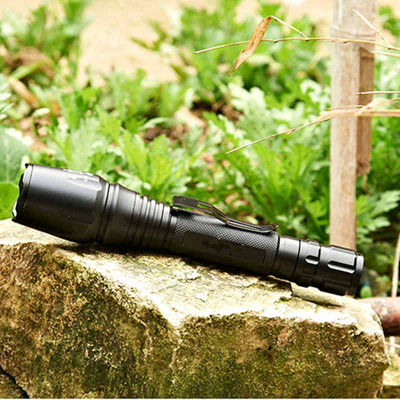 1400LM Elfeland Tactical Zoomable 5Mode T6 LED Torch Flashlight +18650 Battery