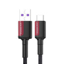 KUULAA 5A QC3.0 Smart Current Matching Nylon Durable Quick Charge Type-C Data Cable for Samsung S10+ HUAWEI P30Pro Xiaomi Mi9 Redmi Note8