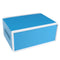 250x190x110mm Blue Metal Electronic Enclosures DIY Power Junction Box