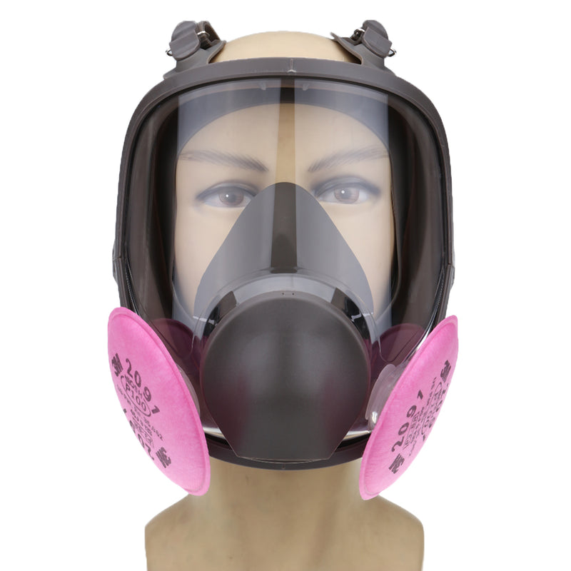 Silicone Facepiece Respirator 6800 Full Face Gas Mask Painting Spraying Protective Mask
