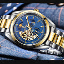 TEVISE 795A Waterproof Automatic Mechanical Watch Business Style Stainless Steel Male Watch