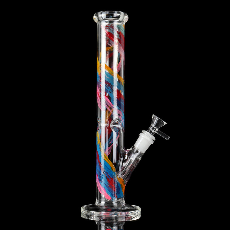 Smoke H-ookah Water Glass B-ong Joint T-obacco Pipe Glassware 30cm
