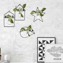 Wall Hanging Green Plant Flower Vase Planter Box Pot Flower Holder Home Decor