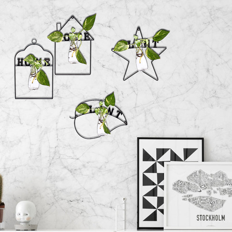 Wall Hanging Green Plant Flower Vase Planter Box Pot Flower Holder Home Decor