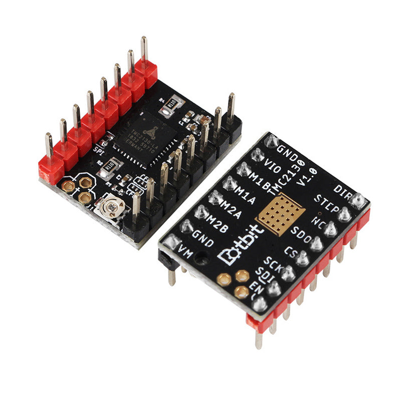 3Pcs TMC2130 V1.0 Ultra-silent 256 High Subdivision Stepper Motor Driver with Red Heat Sink for 3D Printer Part