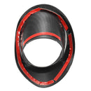 Carbon Fiber Fog Light Cover Foglamp Overlay Trim For Honda Civic 10th 2016 2017